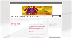 Desktop Screenshot of dartshop-sinsheim.de