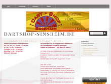 Tablet Screenshot of dartshop-sinsheim.de